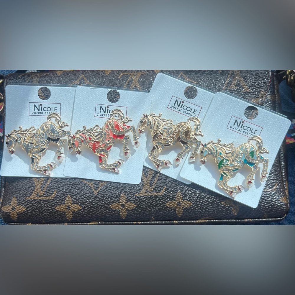 Year of the HORSE Brooch Pin